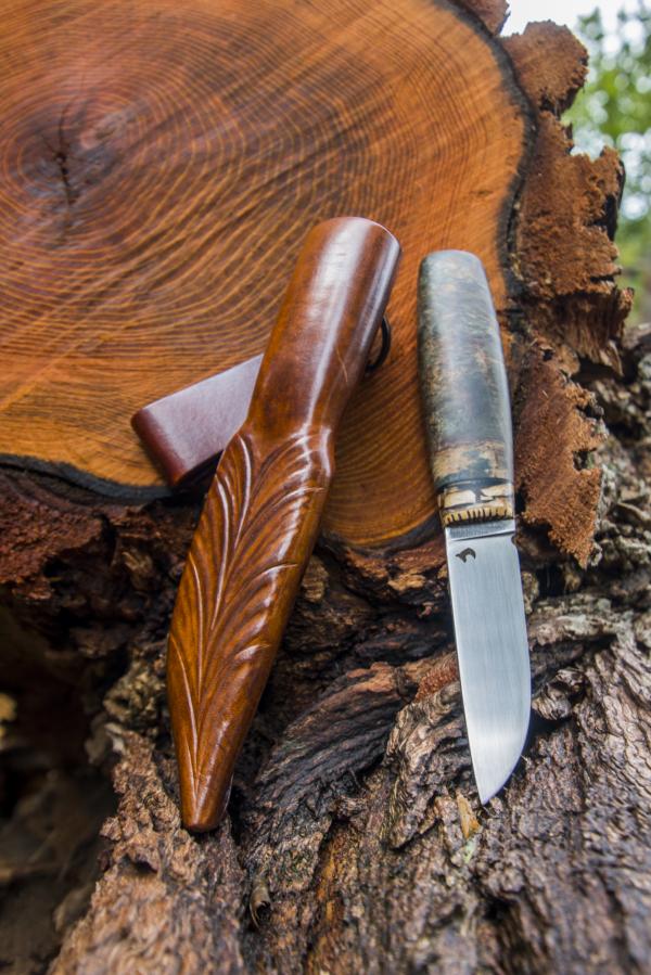 Puukko en acier M390